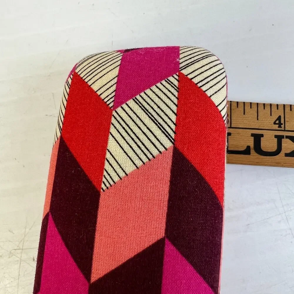 Vera Bradley Eyeglasses Sunglasses Hard Case Bohemian Chevron Pink Accessory